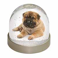 Bear Coated Shar-Pei Puppy Dog Snow Globe Photo Waterball