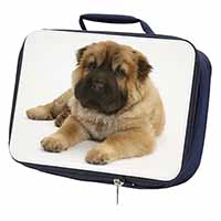 Bear Coated Shar-Pei Puppy Dog Navy Insulated School Lunch Box/Picnic Bag