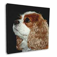 Blenheim King Charles Spaniel Square Canvas 12"x12" Wall Art Picture Print