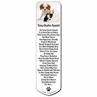 Cavalier King Charles Spaniels Bookmark, Book mark, Printed full colour