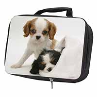 Cavalier King Charles Spaniels Black Insulated School Lunch Box/Picnic Bag