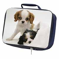 Cavalier King Charles Spaniels Navy Insulated School Lunch Box/Picnic Bag