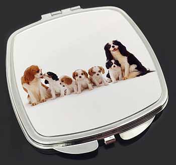 King Charles Spaniel Dogs Make-Up Compact Mirror