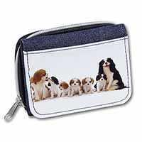 King Charles Spaniel Dogs Unisex Denim Purse Wallet