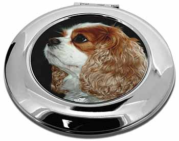 Blenheim King Charles Spaniel Make-Up Round Compact Mirror