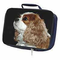 Blenheim King Charles Spaniel Navy Insulated School Lunch Box/Picnic Bag