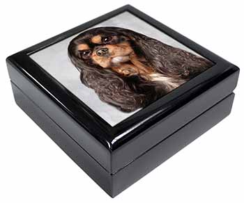 Black and Tan King Charles Spaniel Keepsake/Jewellery Box