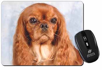 Ruby King Charles Spaniel Dog Computer Mouse Mat