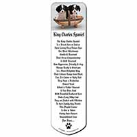 King Charles Spaniel Puppy Dogs Bookmark, Book mark, Printed full colour - Advan