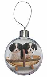 King Charles Spaniel Puppy Dogs Christmas Bauble