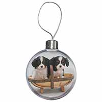 King Charles Spaniel Puppy Dogs Christmas Bauble