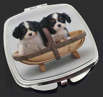 King Charles Spaniel Puppy Dogs Make-Up Compact Mirror