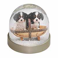 King Charles Spaniel Puppy Dogs Snow Globe Photo Waterball