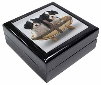 King Charles Spaniel Puppy Dogs Keepsake/Jewellery Box
