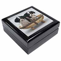 King Charles Spaniel Puppy Dogs Keepsake/Jewellery Box