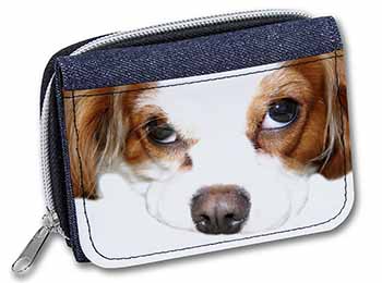 Cavalier King Charles Spaniel Unisex Denim Purse Wallet