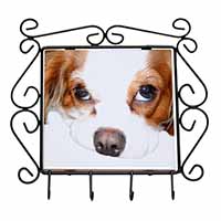 Cavalier King Charles Spaniel Wrought Iron Key Holder Hooks