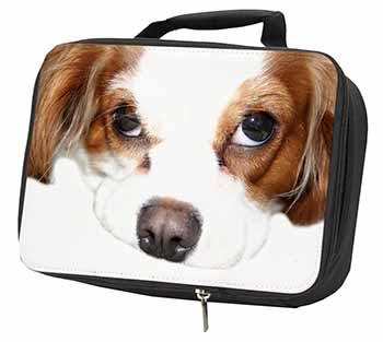 Cavalier King Charles Spaniel Black Insulated School Lunch Box/Picnic Bag