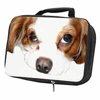 Cavalier King Charles Spaniel Black Insulated School Lunch Box/Picnic Bag