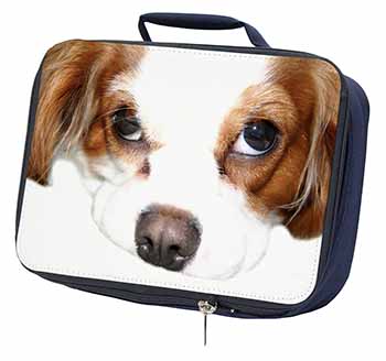 Cavalier King Charles Spaniel Navy Insulated School Lunch Box/Picnic Bag