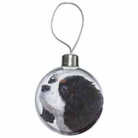 Tri-Colour King Charles Spaniel Dog Christmas Bauble