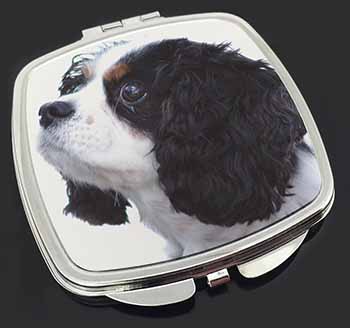Tri-Colour King Charles Spaniel Dog Make-Up Compact Mirror