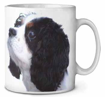 Tri-Colour King Charles Spaniel Dog Ceramic 10oz Coffee Mug/Tea Cup