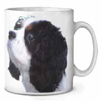 Tri-Colour King Charles Spaniel Dog Ceramic 10oz Coffee Mug/Tea Cup