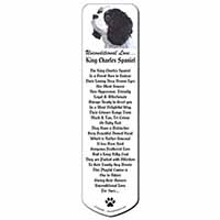 Tri-Col King Charles-With Love Bookmark, Book mark, Printed full colour