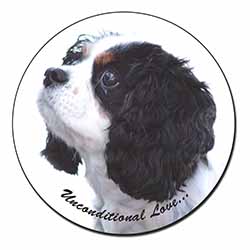 Tri-Col King Charles-With Love Fridge Magnet Printed Full Colour