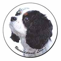 Tri-Col King Charles-With Love Fridge Magnet Printed Full Colour
