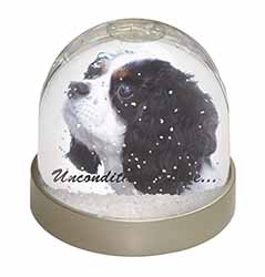 Tri-Col King Charles-With Love Snow Globe Photo Waterball