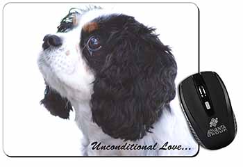 Tri-Col King Charles-With Love Computer Mouse Mat