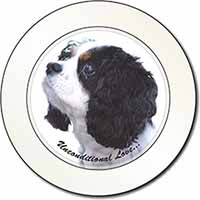 Tri-Col King Charles-With Love Car or Van Permit Holder/Tax Disc Holder