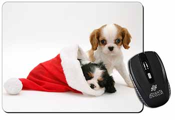 Christmas King Charles Computer Mouse Mat