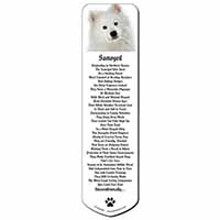 Samoyed Dog Bookmark, Book mark, Printed full colour