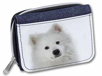 Samoyed Dog Unisex Denim Purse Wallet