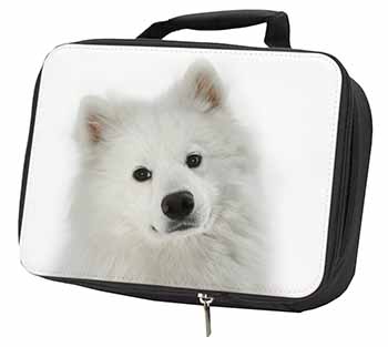 Samoyed Dog Black Insulated School Lunch Box/Picnic Bag
