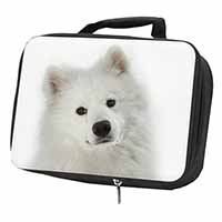 Samoyed Dog Black Insulated School Lunch Box/Picnic Bag