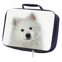 Samoyed Dog Navy Insulated School Lunch Box/Picnic Bag