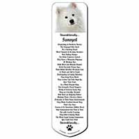 Samoyed Dog with Love Bookmark, Book mark, Printed full colour