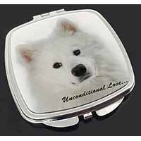 Samoyed Dog with Love Make-Up Compact Mirror