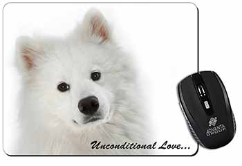 Samoyed Dog with Love Computer Mouse Mat