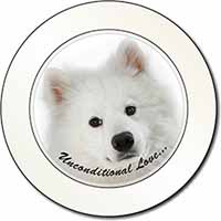 Samoyed Dog with Love Car or Van Permit Holder/Tax Disc Holder