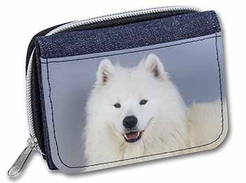 Samoyed Dog Unisex Denim Purse Wallet