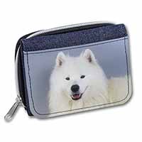 Samoyed Dog Unisex Denim Purse Wallet