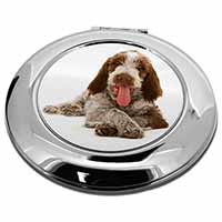 Italian Spinone Dog Make-Up Round Compact Mirror