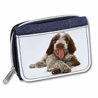 Italian Spinone Dog Unisex Denim Purse Wallet