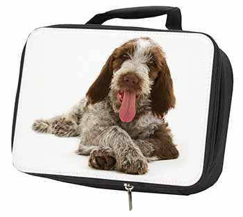 Italian Spinone Dog Black Insulated School Lunch Box/Picnic Bag