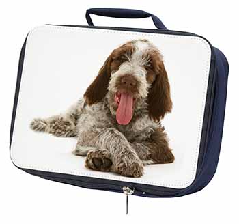 Italian Spinone Dog Navy Insulated School Lunch Box/Picnic Bag